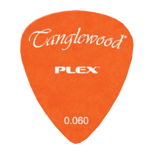 Tanglewood TWPP2 Plex Picks Pack of 12 .060 Orange