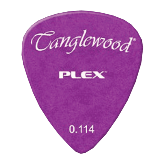 Tanglewood TWPP6 Plex Picks Pack of 12 .114 Purple