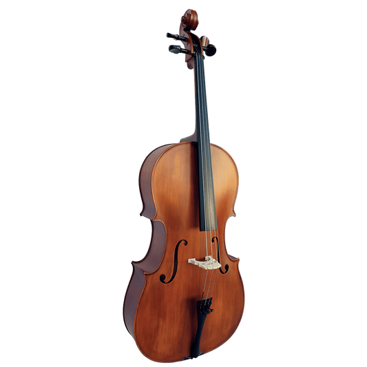 Vivo Student 1/2 Cello Outfit with Case - Setup